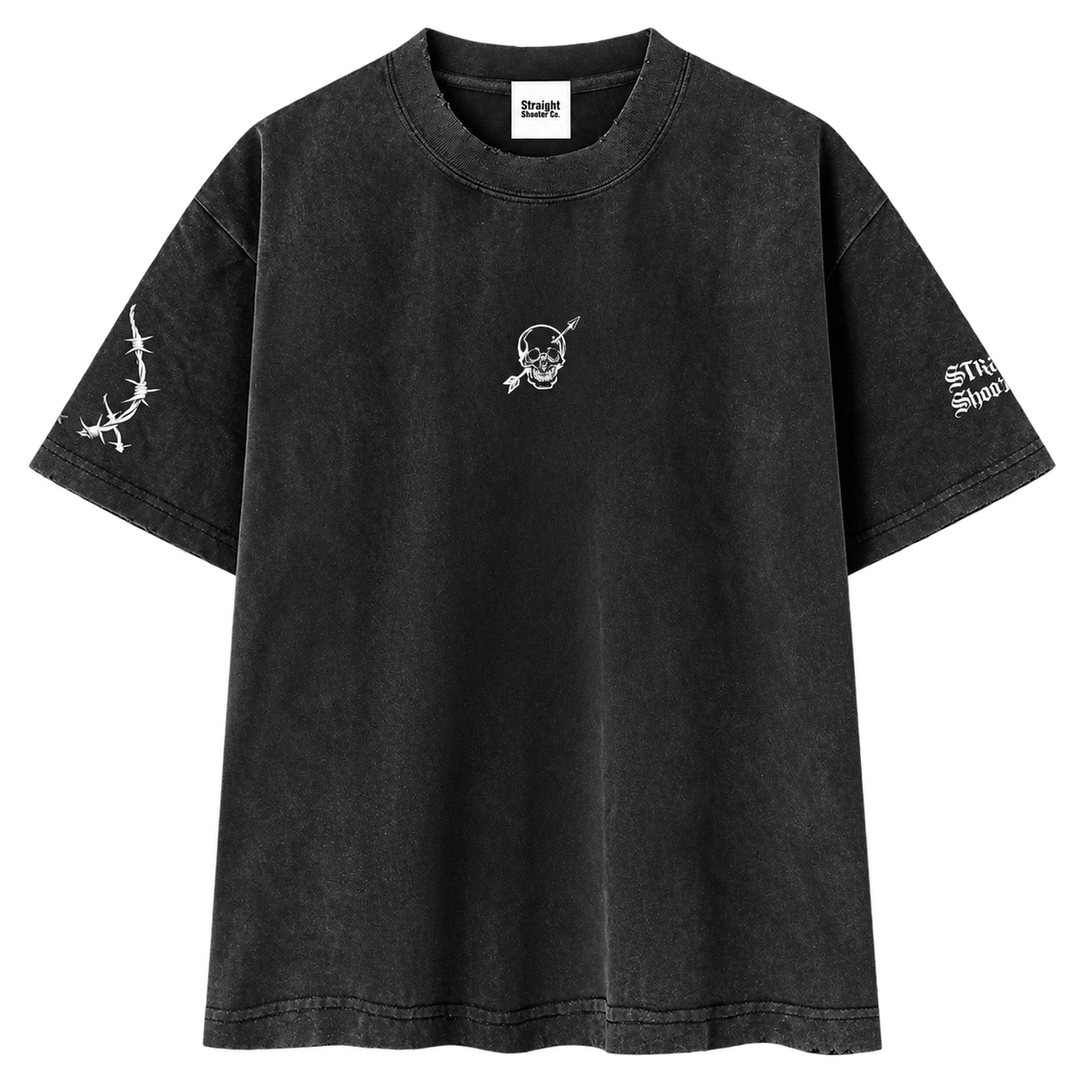 Skull - Heavyweight Vintage T-Shirt