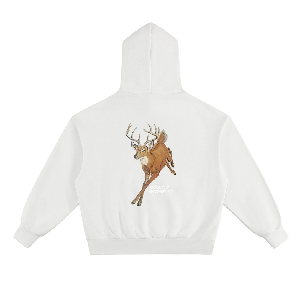 Classic Buck Hoodie Back - Oversized Heavyweight