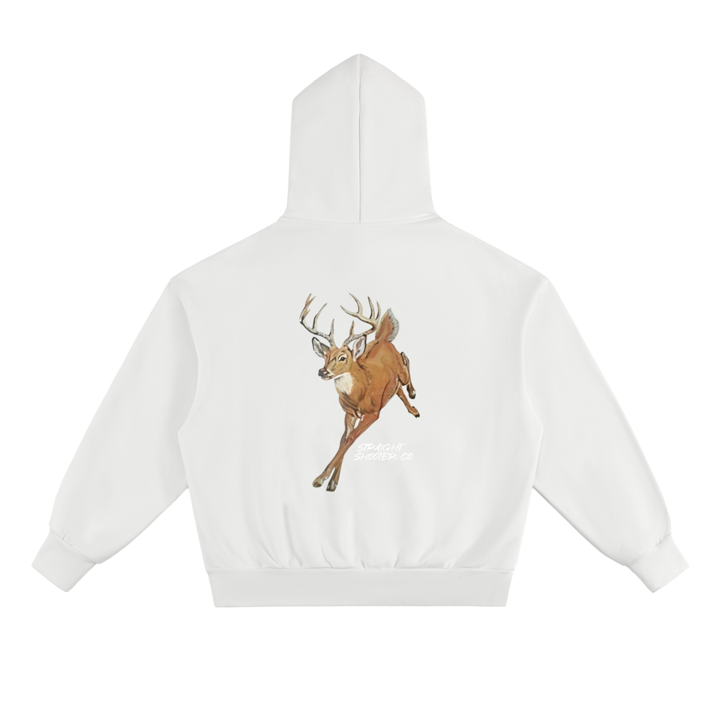 Classic Buck Hoodie Back - Oversized Heavyweight
