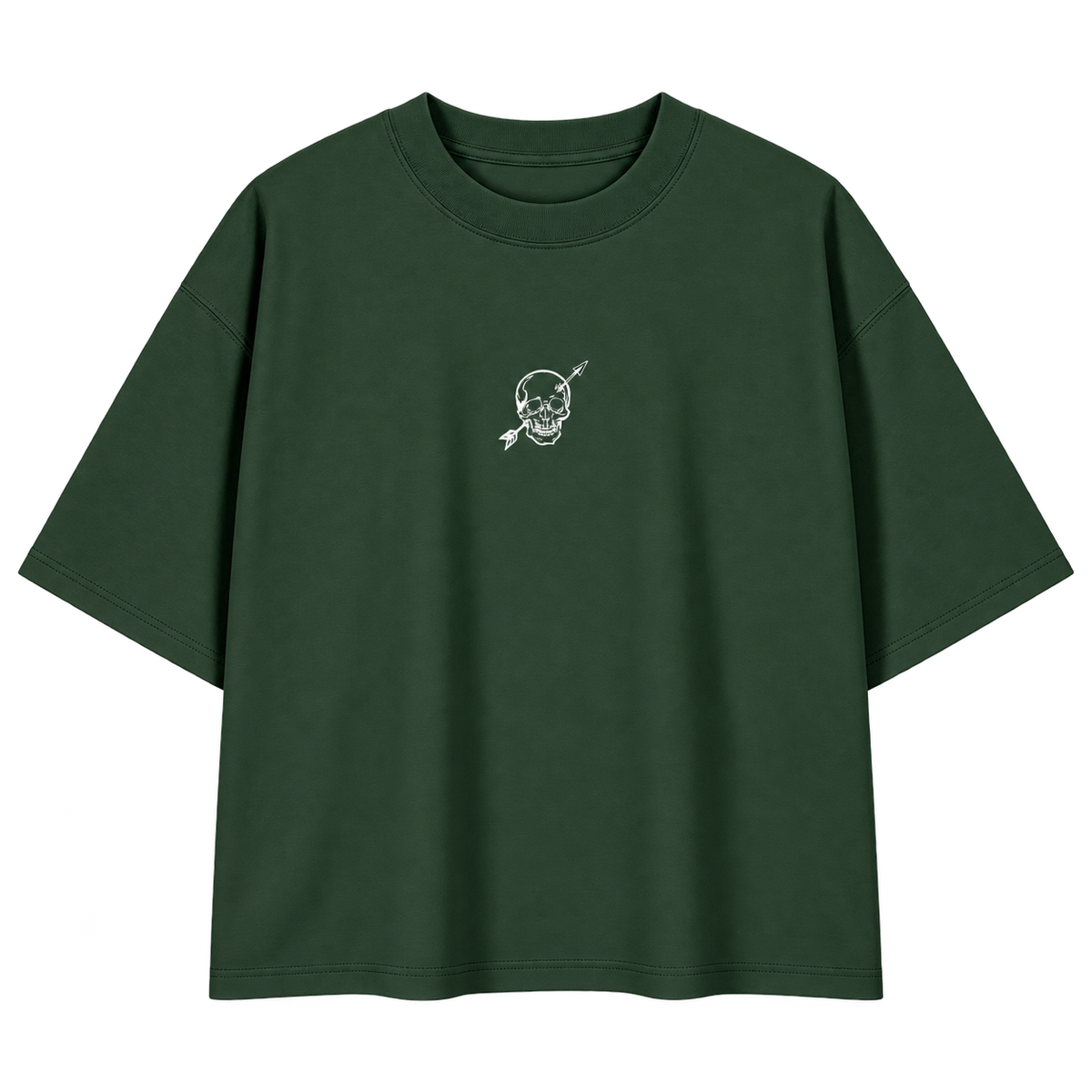 Skull - Boxy cropped T-Shirt