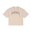 Metal - Frayed Boxy Tee