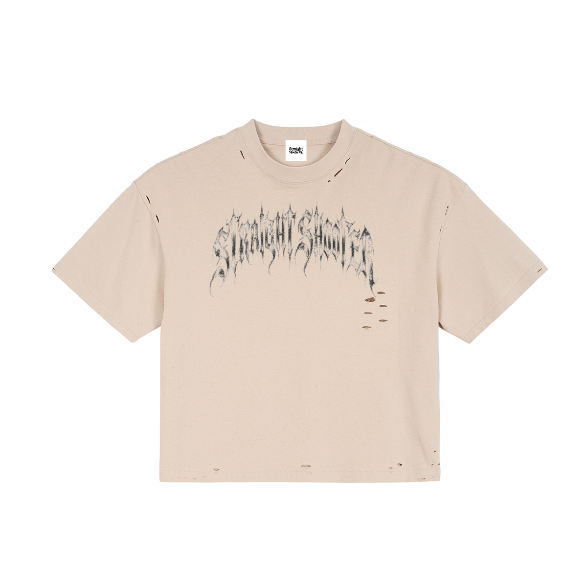 Metal - Frayed Boxy Tee