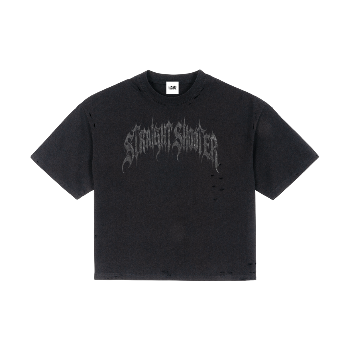 Metal - Frayed Boxy Tee