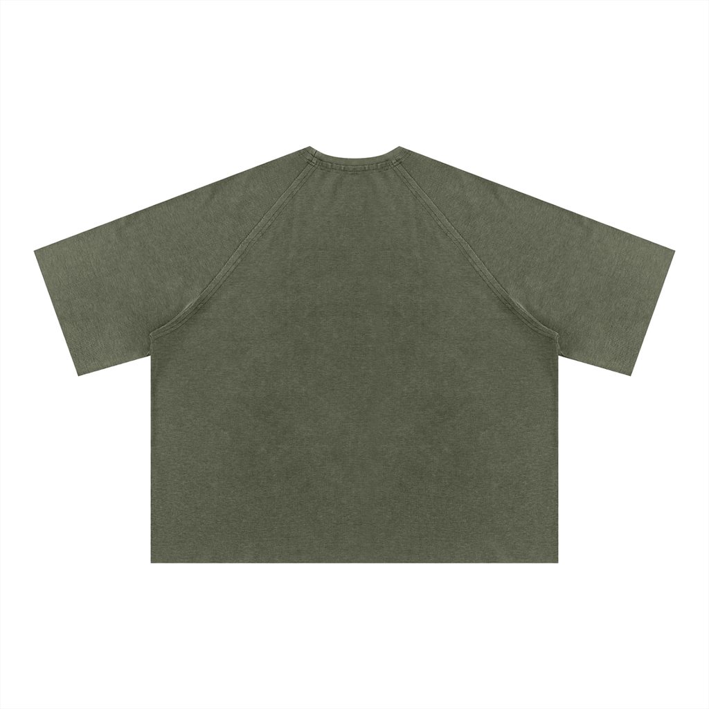 Straight Shooter Co. - Mineral Wash Boxy Waffle T-Shirt
