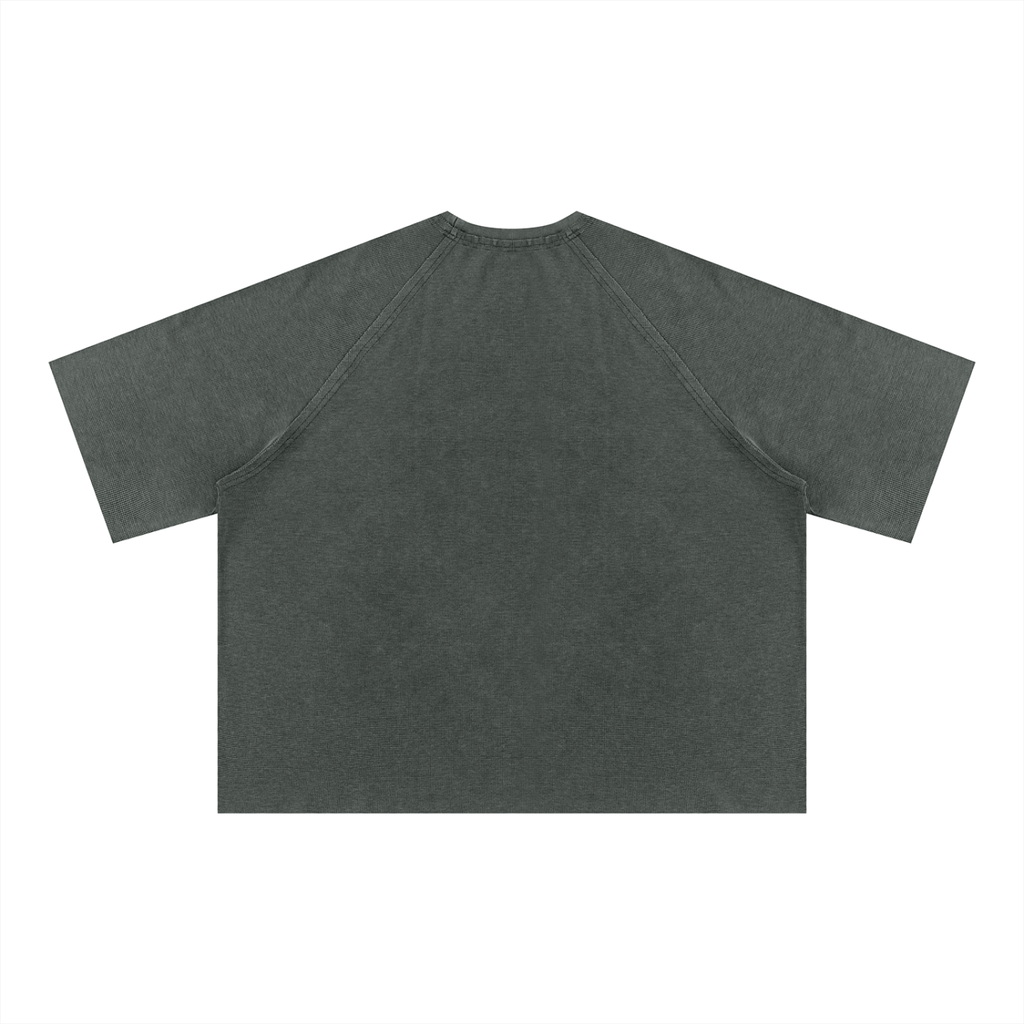 Straight Shooter Co. - Mineral Wash Boxy Waffle T-Shirt