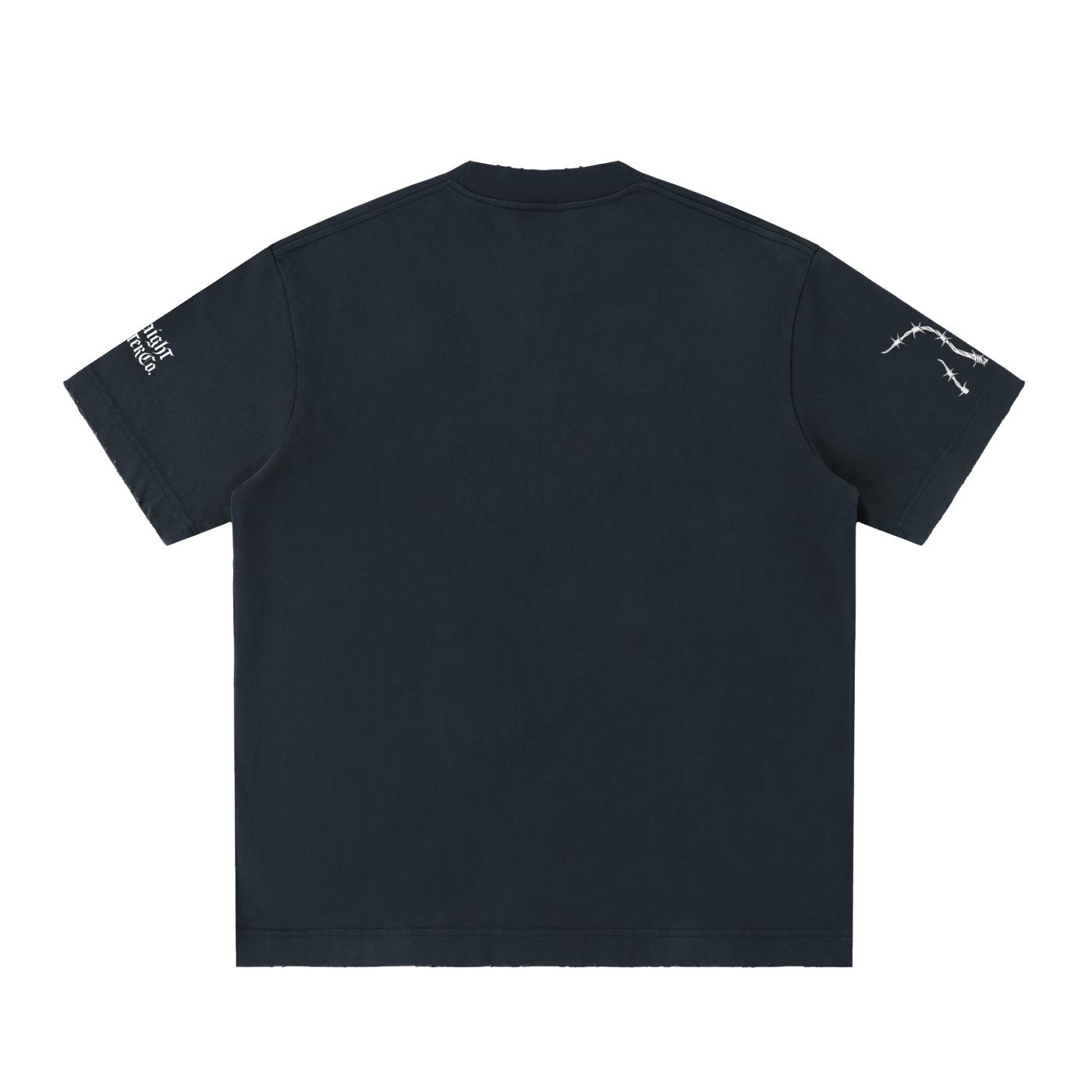 Sjull Wire - Heavyweight Vintage Washed Frayed T-Shirt