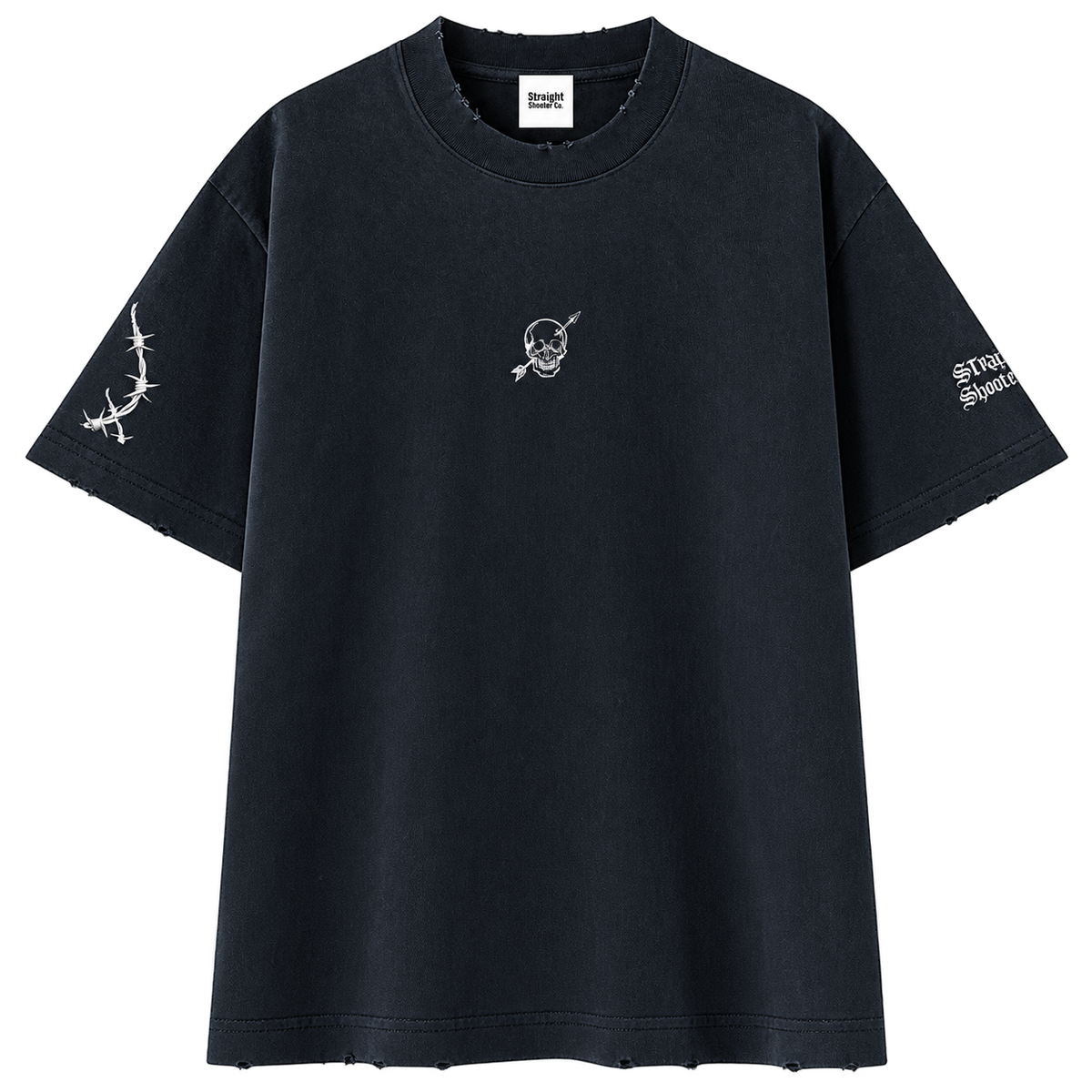 Skull - Heavyweight Vintage T-Shirt