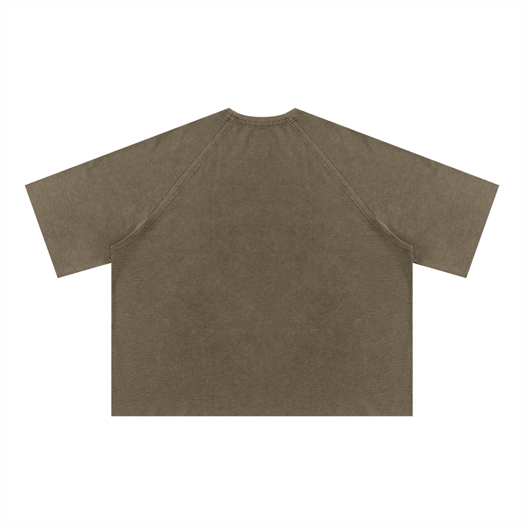 Straight Shooter Co. - Mineral Wash Boxy Waffle T-Shirt