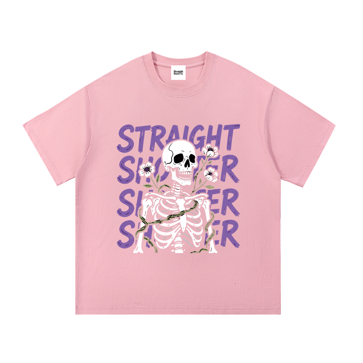 Skull Flower Shirt - Essential Cotton T-Shirt