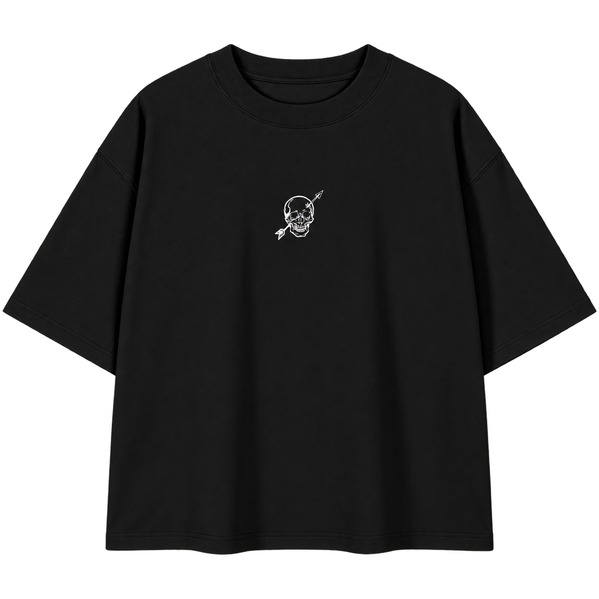 Skull - Boxy cropped T-Shirt