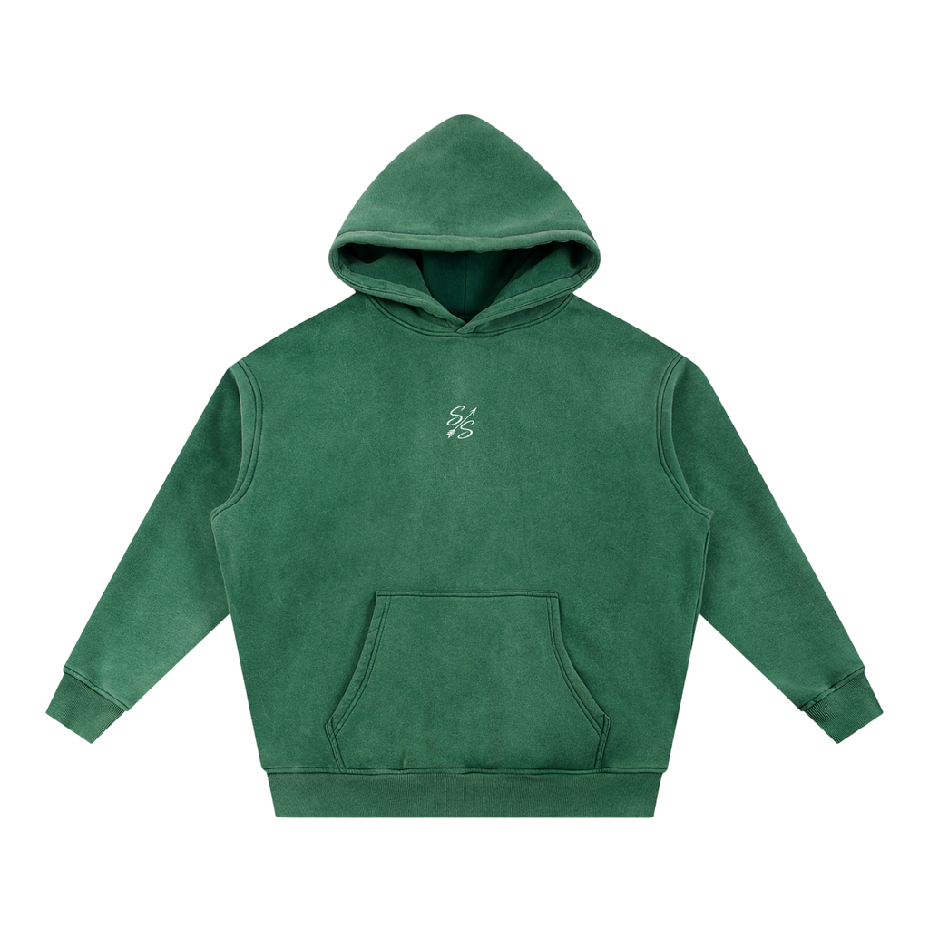 Classic Buck Hoodie - Oversized Acid wash