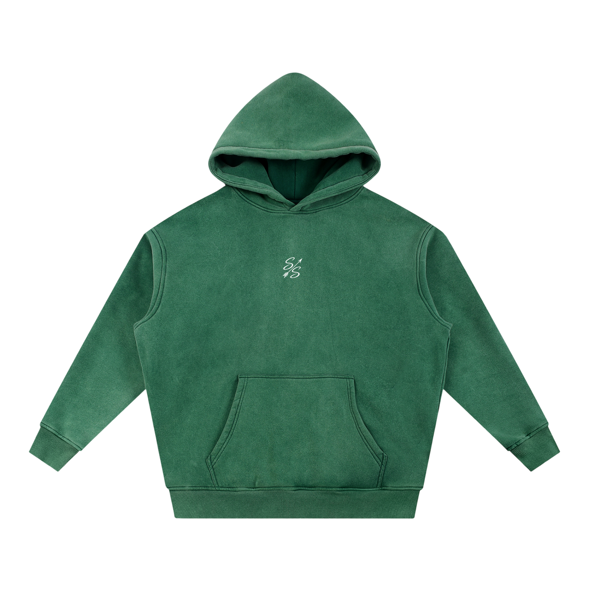 Classic Buck Hoodie - Oversized Acid wash