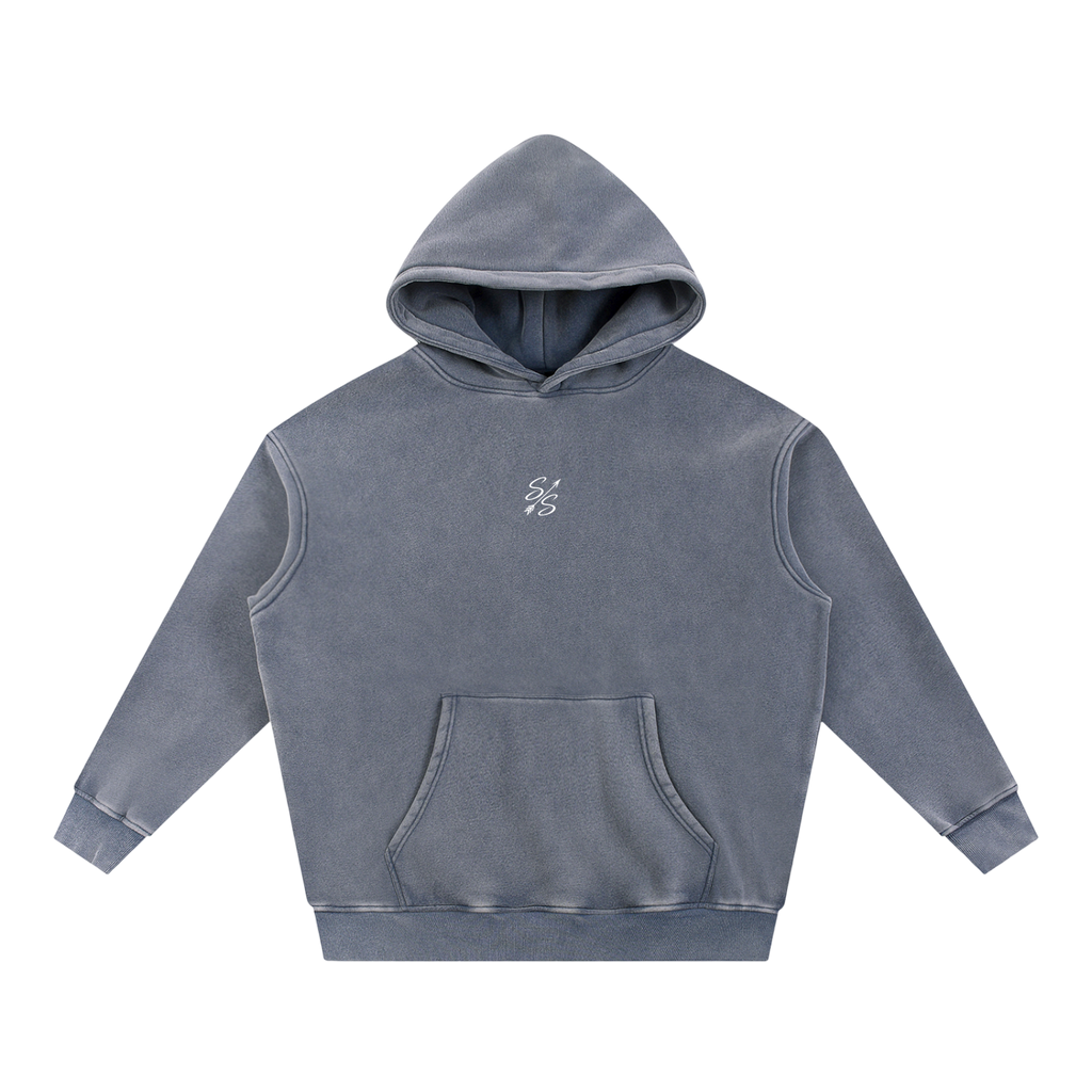 Classic Buck Hoodie - Oversized Acid wash