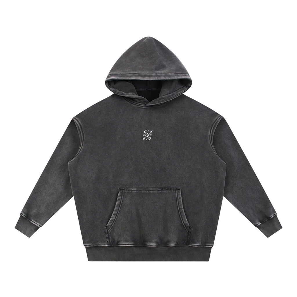 Classic Buck Hoodie - Oversized Acid wash
