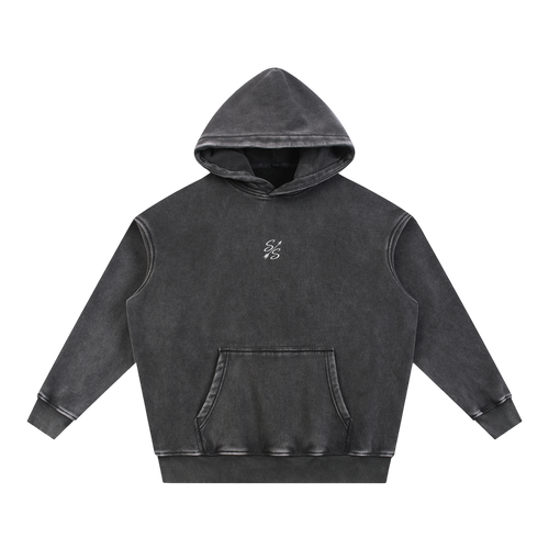 Classic Buck Hoodie - Oversized Acid wash