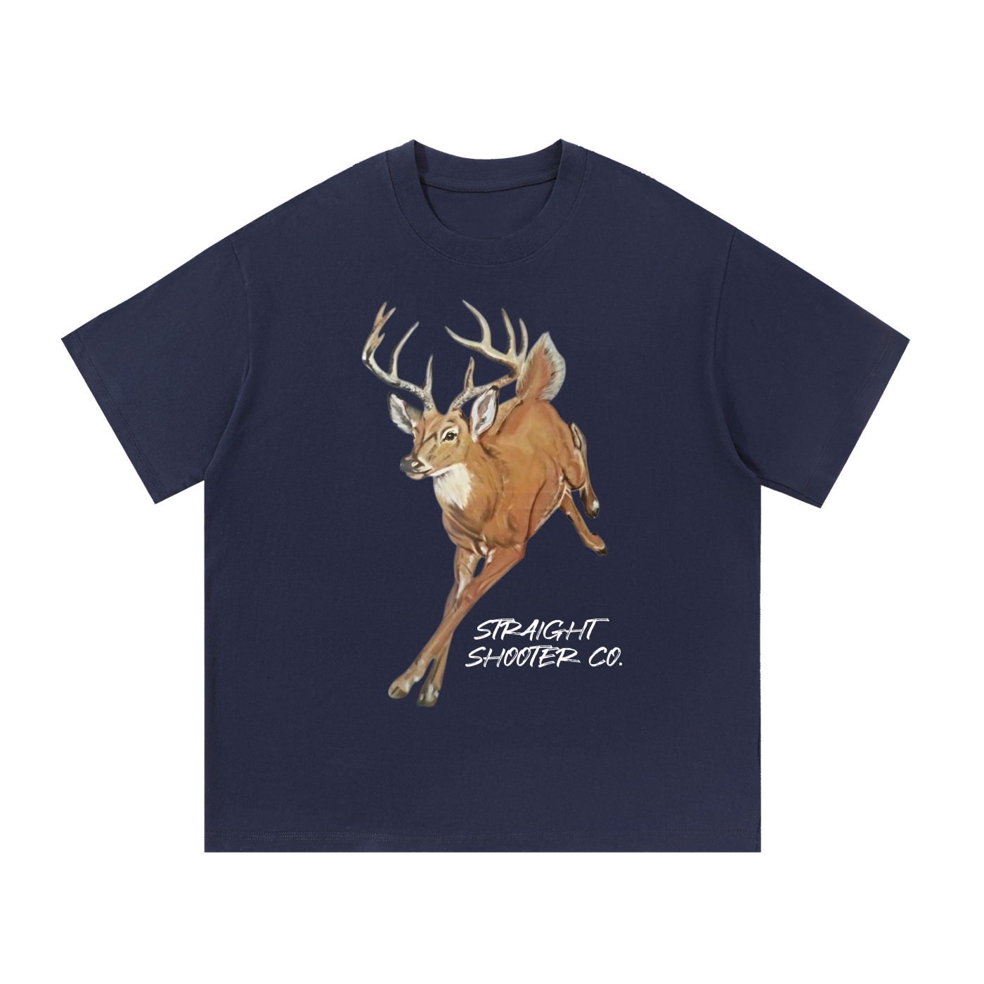 Classic Buck Front - Essential Cotton T-Shirt