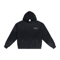 Skelton Zip up -  Hand-Frayed Sunfade Zip Hoodie