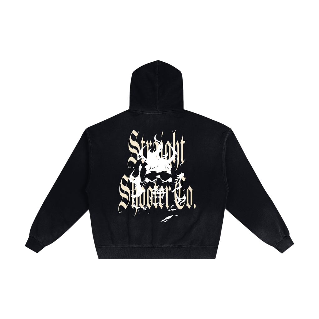 Killer Zip Up - Hand-Frayed Sunfade Hoodie