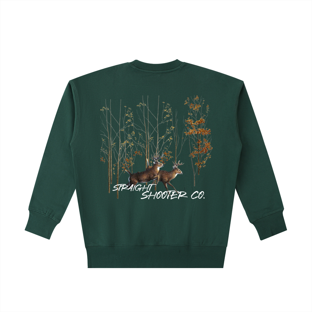 Bucks on the Run Back - Essential Heavyweight Cotton crewneck